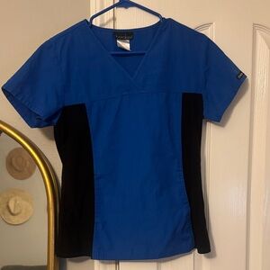 Cherokee Women's Top in Royal Blue and Black
